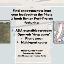 Cover for Final Engagement Public Input Announcement