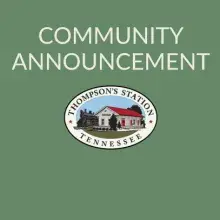 community announcement