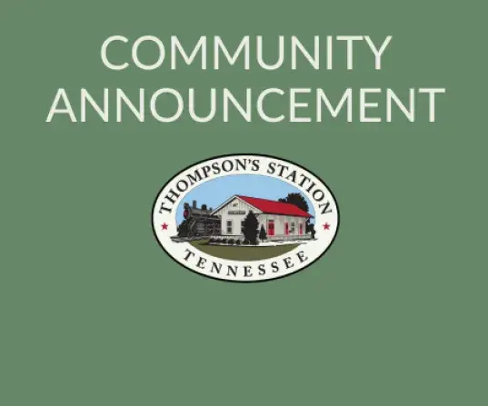 community announcement